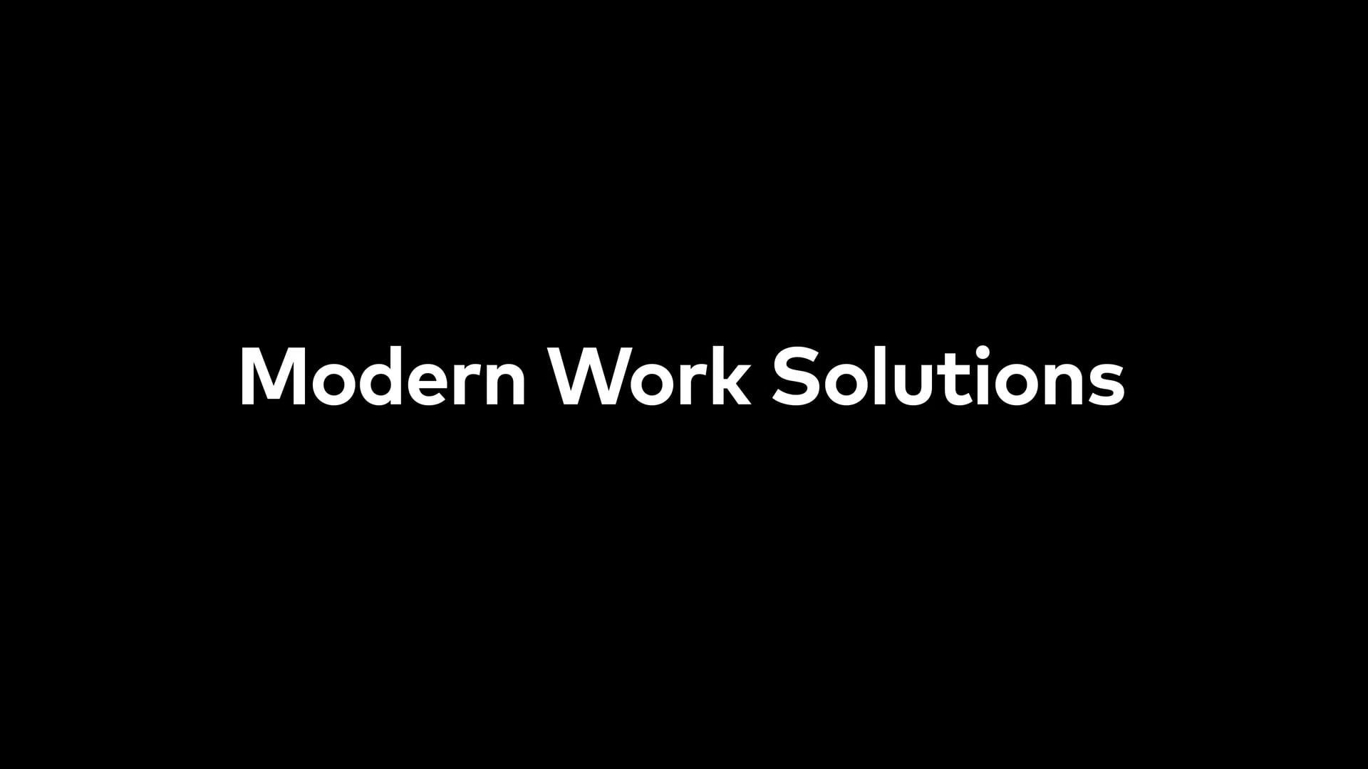 Soluciones de trabajo modernas de Crestron